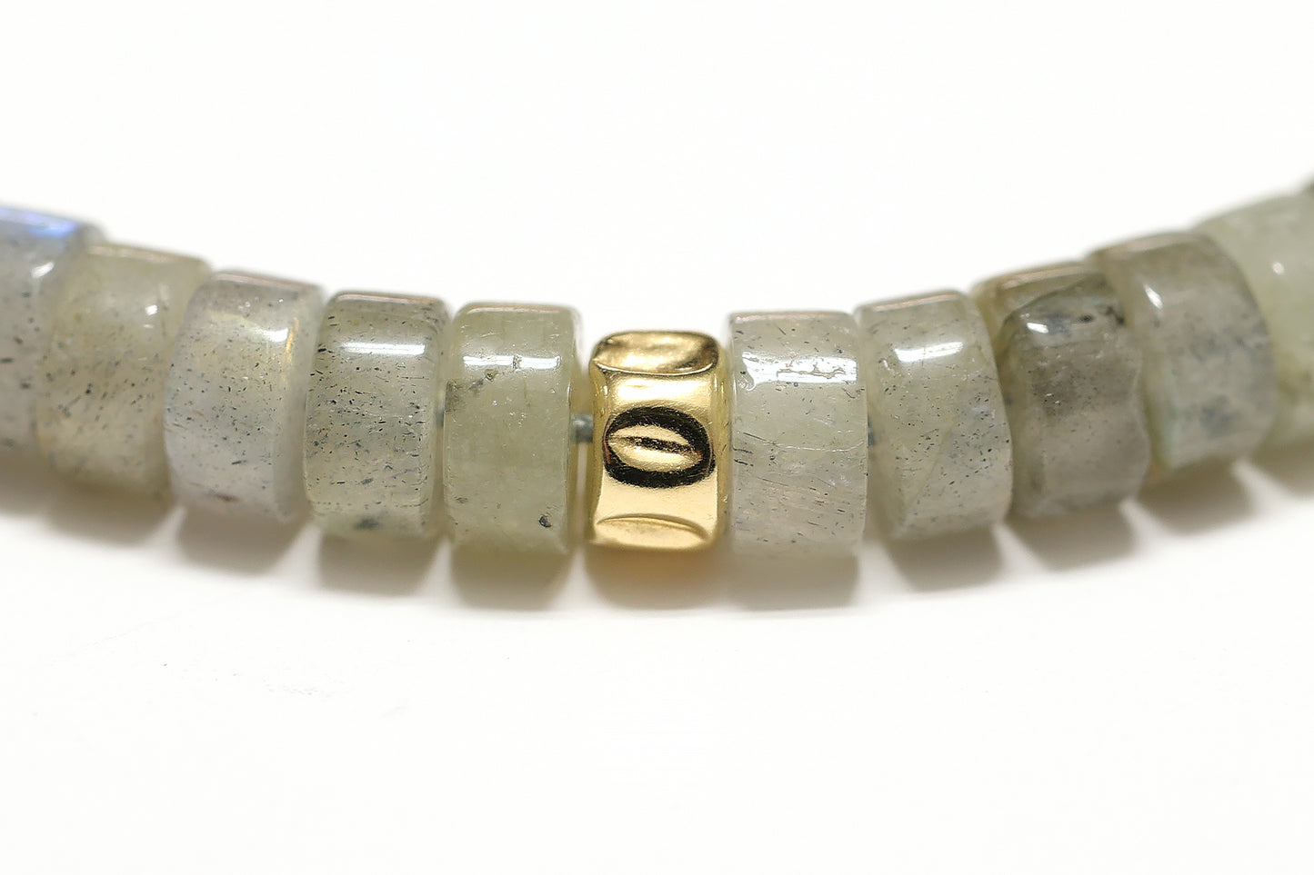 Collier Unisexe réglable collection Caroline en pierre de Labradorite