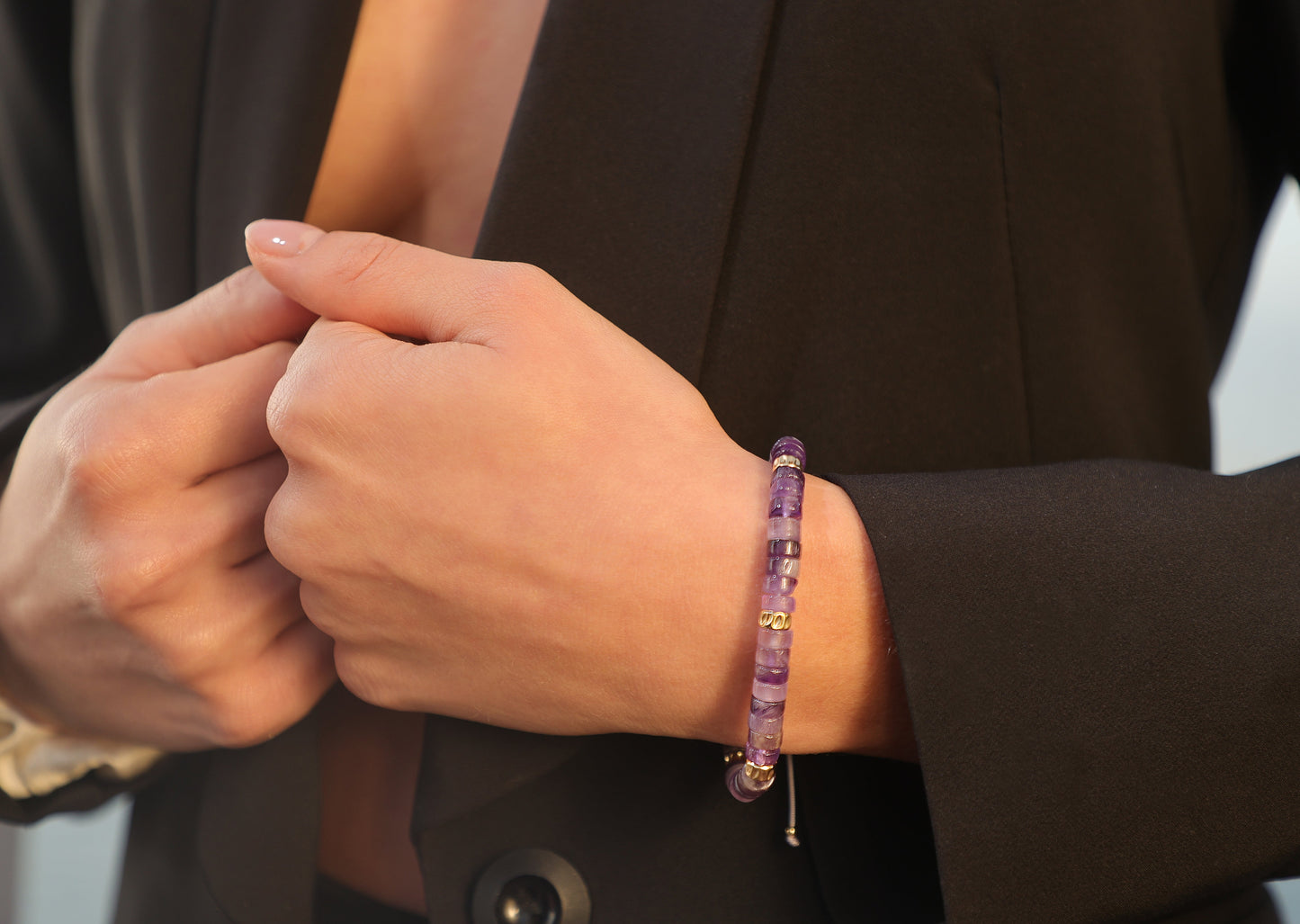 Bracelet Caroline Améthyste