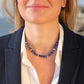 Collier Unisexe réglable collection Caroline en pierre de Lapis Lazuli