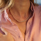Collier Unisexe réglable collection Caroline en pierre de Quartz