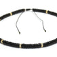 Collier Unisexe réglable collection Caroline en pierre d'Onyx