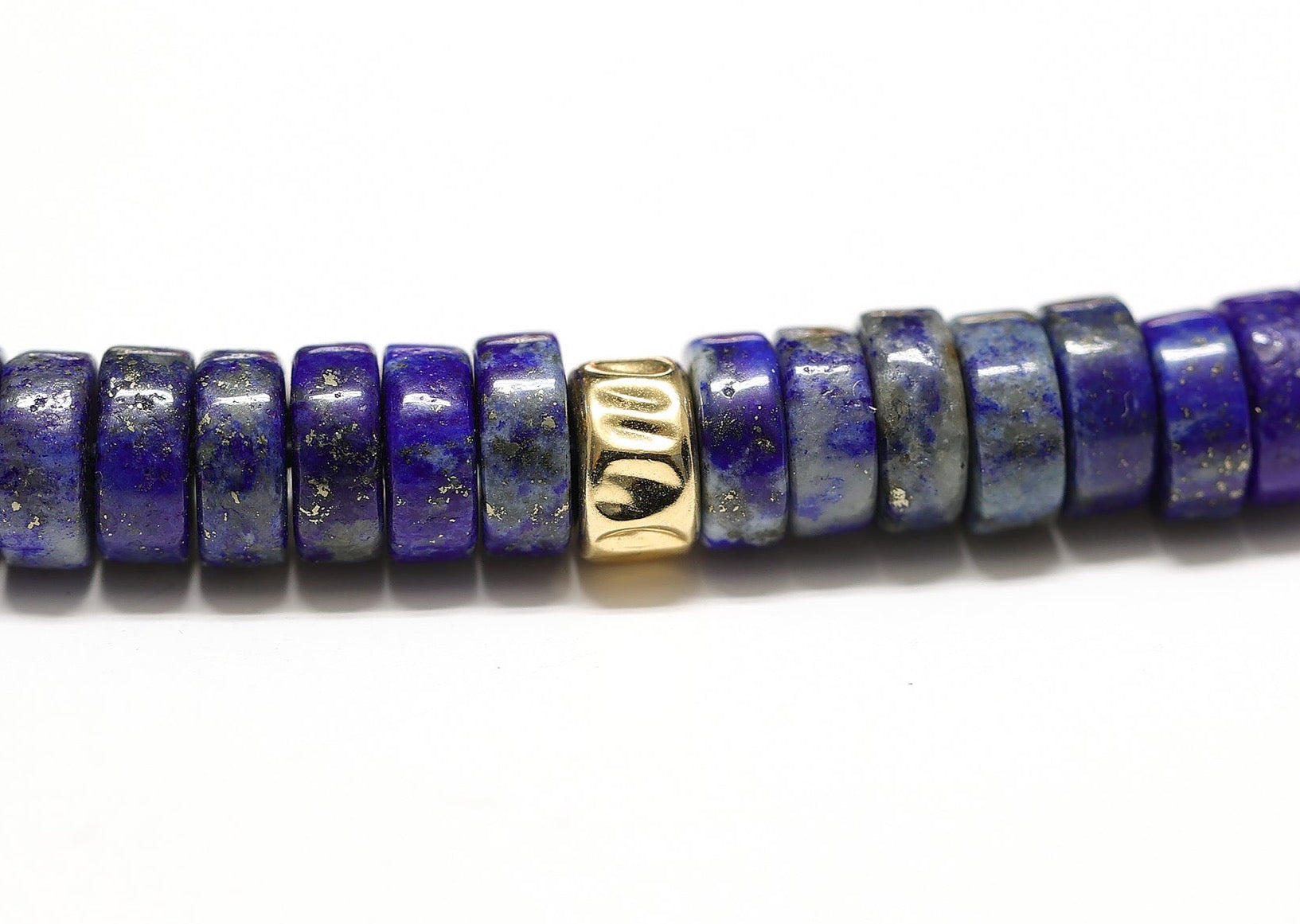 Bracelet unisexe réglable en pierre de Lapis Lazuli
