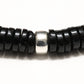 Bracelet unisexe réglable en pierre d'Onyx