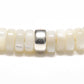 Bracelet unisexe réglable en pierre de nacre