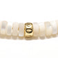 Bracelet unisexe réglable en pierre de nacre