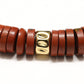 bracelets unisexe en pierre de jaspe, réglable