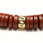 Collier Unisexe réglable collection Caroline en pierre de Jaspe