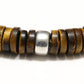 Collier Unisexe réglable collection Caroline en pierre d'Oeil de tigre