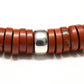 bracelets unisexe en pierre de jaspe, réglable